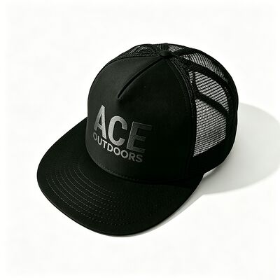 Siebdruck-Logo, 5-Panel-Trucker-Kappe, Unisex, bequeme Passform, ideal für alle Jahreszeiten, verstellbare, leichte Kopfbedeckung