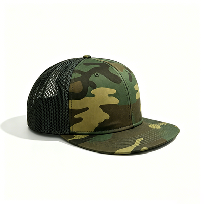 Leichtgewichtige Flachbrems-Snapback-Hüte mit flachem Visor in Schwarz und anderen Farben, geeignet für Modeaccessoires