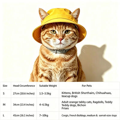 Baumwollgemütliche Katzenmütze mit Velcro-Gürtelverschluss perfekt für professionelle Tierpflege Veterinärkrankenhäuser und Einzelhändler