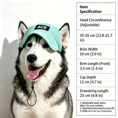 Outdoor und Indoor Pet Hut geeignet für kleine Hunde Paket beinhaltet 1 X Pet Hut verstellbarem Gurt für sichere Passform
