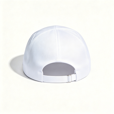 Atmungsaktive Sport-Polyester-Schweißbänder Metallgurt Kappe Unstrukturierte Komfortable verstellbare Casual-Hütte für Outdoor-Aktivitäten