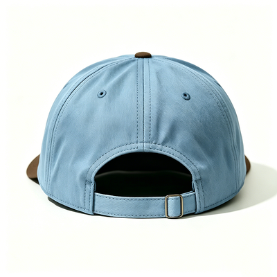 Sportlicher Vaterhut mit 100% Baumwoll-Twill-Verstellbarer Metallverschluss-Schnalle und atmungsaktivem Leichtbau