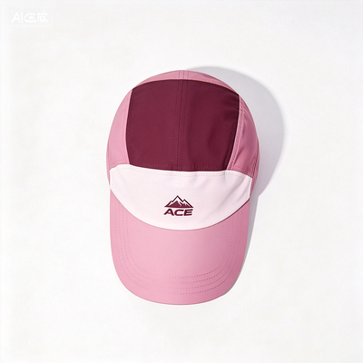 Flat Brim 5 Panel Camper Hut mit anpassbarem Logo und Hook-and-Loop-Gürtel für Outdoor-Aktivitäten