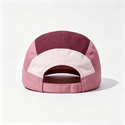 Flat Brim 5 Panel Camper Hut mit anpassbarem Logo und Hook-and-Loop-Gürtel für Outdoor-Aktivitäten