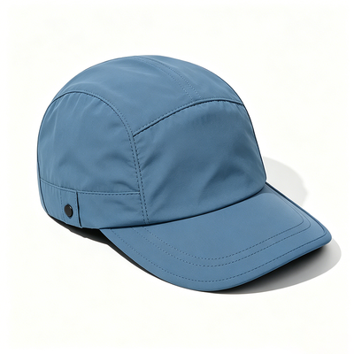 Kundenspezifischer 5-Panel Camper Hut mit Sports Mesh Schweißband und atmungsaktivem Mesh für Outdoor-Aktivitäten
