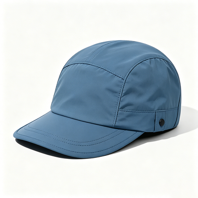 Kundenspezifischer 5-Panel Camper Hut mit Sports Mesh Schweißband und atmungsaktivem Mesh für Outdoor-Aktivitäten
