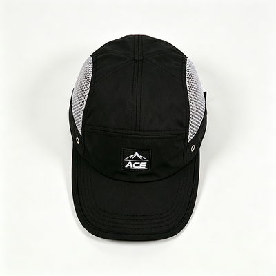 Sports Mesh Schweißband 5 Panel Camper Hut mit flacher Kante und eine Größe passt alle Design