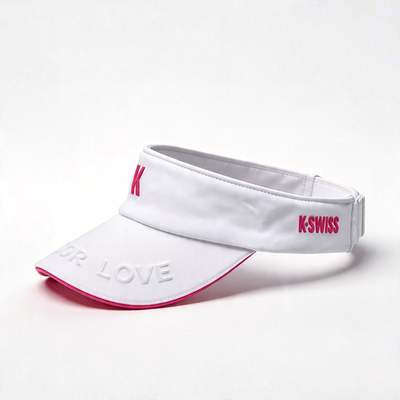 Benutzerdefinierte Sonnenvize Kappe mit Klettverschluss und 22 Zoll Bandlänge perfekt für Casual Wear Outdoor-Sport