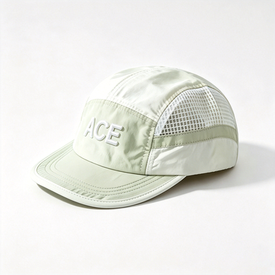 5 Panel Camper Hut mit Haken und Loop Gurt Schließung und Kontrast Nähte ideal für Wandern und Campen