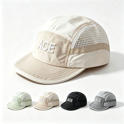 5 Panel Camper Hut mit Haken und Loop Gurt Schließung und Kontrast Nähte ideal für Wandern und Campen