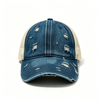 High Profile 6-Panel Trucker Cap mit Baumwollstoff ideal für Outdoor-Aktivitäten, Casual Fashion und Team-Branding