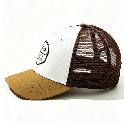 6-Panel Trucker Mesh Cap Atmungsaktiv Leicht Verstellbarer Snapback Hut Tolle Wahl für Outdoor-Arbeit und Freizeit