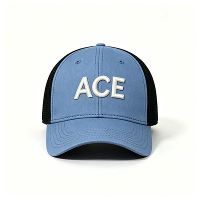 Polyester 6-Panel Trucker Cap Trendiger Trucker-Stil Mesh-Rücken Snapback-Mütze Entwickelt für vielseitige Outdoor- und Freizeitkleidung