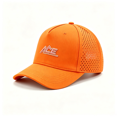 Unisex 6-Panel-Baseballkappe mit 6 Belüftungsösen, atmungsaktives, leichtes Design, perfekt für Sport, Freizeit und Alltag