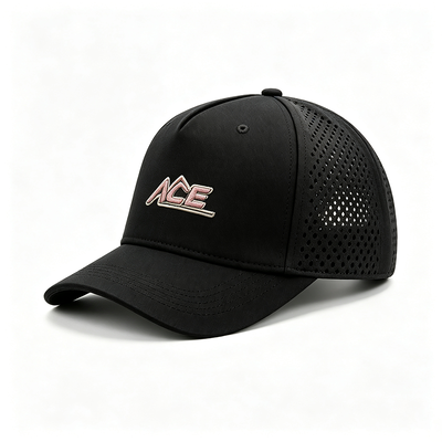 Unisex 6-Panel-Baseballkappe mit 6 Belüftungsösen, atmungsaktives, leichtes Design, perfekt für Sport, Freizeit und Alltag