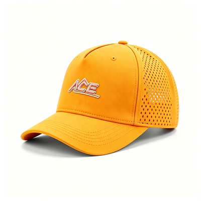 Unisex 6-Panel-Baseballkappe mit 6 Belüftungsösen, atmungsaktives, leichtes Design, perfekt für Sport, Freizeit und Alltag