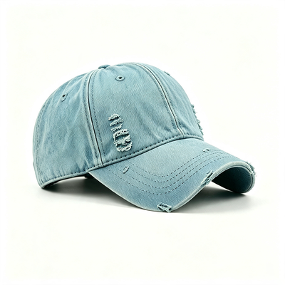 100% Baumwoll-Twill-Sport-Dad-Hats mit verstellbarem Riemen und flacher Stickerei für bequemen Sitz
