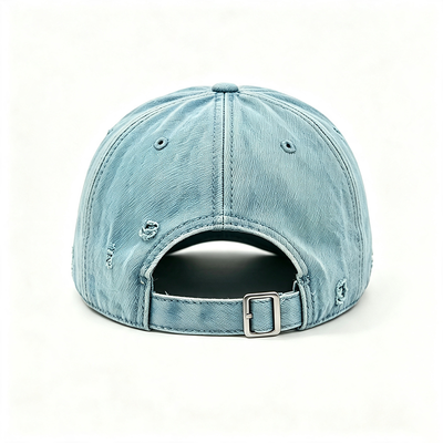 100% Baumwoll-Twill-Sport-Dad-Hats mit verstellbarem Riemen und flacher Stickerei für bequemen Sitz