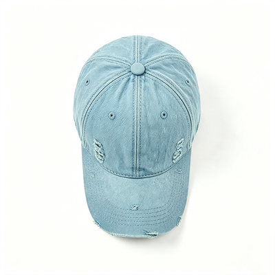 100% Baumwoll-Twill-Sport-Dad-Hats mit verstellbarem Riemen und flacher Stickerei für bequemen Sitz
