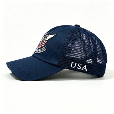 Trucker Snapback Trucker Cap Individuell anpassbare Ösen Verstellbare Mesh-Rückseite Perfekt für Outdoor-Aktivitäten, Freizeitkleidung und Veranstaltungen