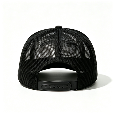 Gebogene 6-Panel-Trucker-Cap mit Kunststoff-Snapback-Verschluss, individuell gestaltbar, ideal für Kampagnen, Teamuniformen und Freizeitkleidung