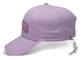 Blasser lila Sport passte Hut-Baumwollpunkart-Metallquasten-mädchenhafte Farbe