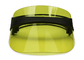 Grüne justierbare Sonnenblende-Kappe mit UV50+ farbigem Jacquardwebstuhl-elastischem Band