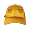 Schöne gelbe Satin-Baseballmütze, Stadt-Sport-Kappen für Sonnenschutz