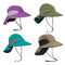 Grüner breiter großer Rand Boonie-Hut im Freien für Damen Sommer-Tätigkeit