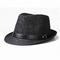 Eleganter Hut der Damen-Panama, der Trilby-Sommer-Hut-Stroh-Art der hübschen Frauen