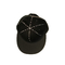 6 Platten-flache Bill-Hüte, Rand-Schwarzes Gorras-acrylsauerkappe der Gewohnheits-100% flache, kundenspezifisches Logo