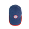 Kundengerechtes Blau gestickte Baseballmütze-Sport-Kappen mit gesticktem Flecken