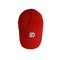 Sublimations-Wollbaseball-Sport-Vati-Hüte mit Stickerei-Rot des Logo-3d