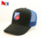 Gebogene Platten-Fernlastfahrer-Kappe des Rand-5 mit kundenspezifisches Logo gestickten Flecken