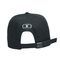 Schnallen-Hut-Schwarz-Tier der Männer Metallbedeckt Gewohnheit gestickte Logo-Flecken-Baseball-Mütze mit einer Kappe