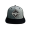 Platten-Fernlastfahrer-Maschen-Hut der Erwachsen-5 mit gesponnenen Aufklebern mit justierbarer Schließung
