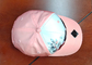 Silk rosa Kurven-Rand-Paillette-Baseballmütze-Stickerei-Logo/modische Vati-Hüte