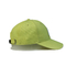 Grüne Polyester 6-Panel Baseballkappe Flat Visor / Baumwoll-Golfkappen