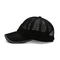 Schwarze Farbbreathable erwachsene Fernlastfahrer-Hüte für heißes Wetter