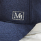 Kundengebundenes Blau strukturierte Druckbaseballmütze-schnelles trockenes reflektierendes Logo