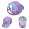 Bindungs-Färbungs-Criss Cross Band Ponytail Baseball-Kappe 58cm für Erwachsene