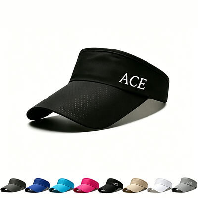 Verstellbares Band-Typ Sonnenschutzkappe aus 100 Prozent Polyester ideal für Golf, Tennis und andere Outdoor-Sportarten