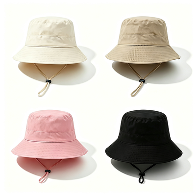 Nachhaltiger Fischer-Bucket-Hat aus recycelten Materialien mit 100% Baumwollfutter und breiter Krempe zum Sonnenschutz