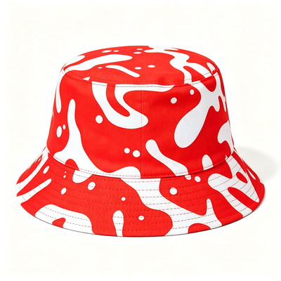 100% Polyester-Füllung, Breitkante Fischer-Eimer-Hut mit einer Korone für Fischen und Outdoor-Aktivitäten