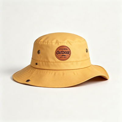 20 Jahre Kappen-Erfahrung Leichter atmungsaktiver Fischer-Bucket-Hat mit 100% Baumwollfutter für Outdoor-Angeln